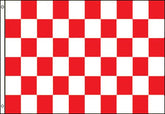 Wholesale RED WHITE CHECKERED FLAG (Sold by the piece)